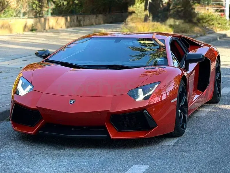 Usado Lamborghini Aventador 700 CV (514 kW) 2012 Naranja Coupe