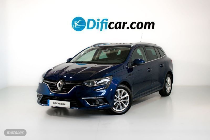 Azul Usado 2018 Renault Mégane GrandTour LIMITED Familiar | 14.990 € (Un poco caro) - Imagen 1/4
