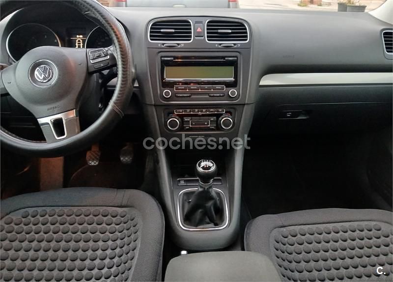 Usado VW Golf VI Advance 110 CV (80 kW) 2009 Azul Utilitario