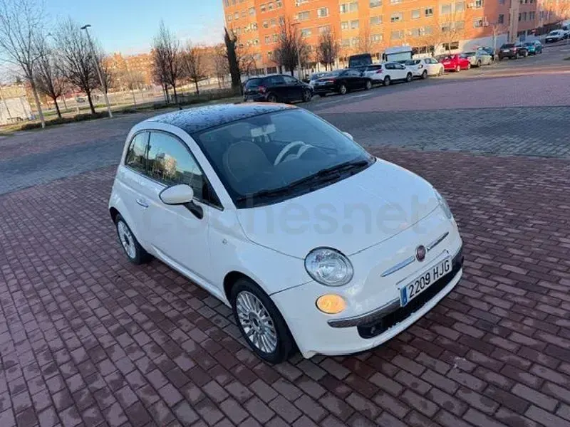 Usado Fiat 500 Lounge 69 CV (50 kW) 2013 Blanco Berlina