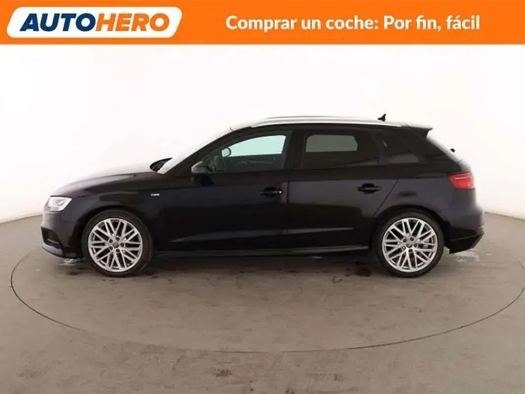 Usado Audi A3 S-Line 116 CV (85 kW) 2017 Negro Berlina