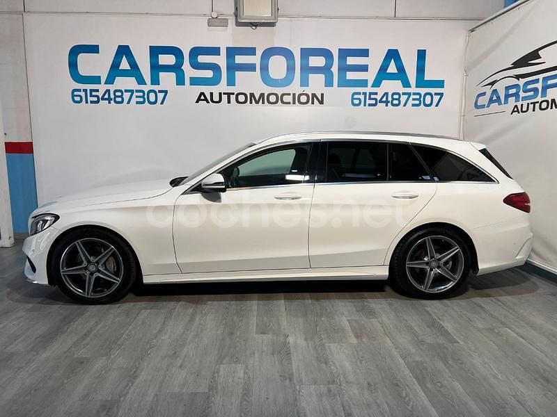 Usado Mercedes C220 Avantgarde 170 CV (125 kW) 2016 Blanco Familiar