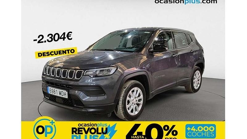 Usado Jeep Compass Night Eagle 129 CV (94 kW) 2023 Gris SUV