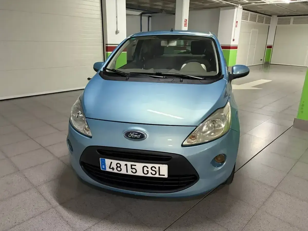 Usado Ford Ka 69 CV (50 kW) 2010 Azul Utilitario