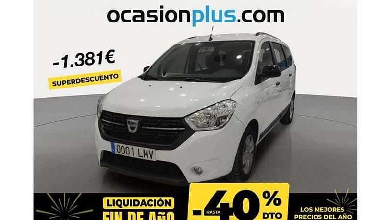 Blanco Usado 2021 Dacia Lodgy Comfort Monovolumen | 13.819 € (Buen precio) - Imagen 1/4