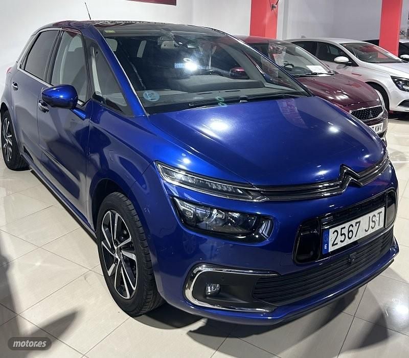 Usado Citroën C4 Picasso PureTech 130 CV (95 kW) 2016 Azul Monovolumen