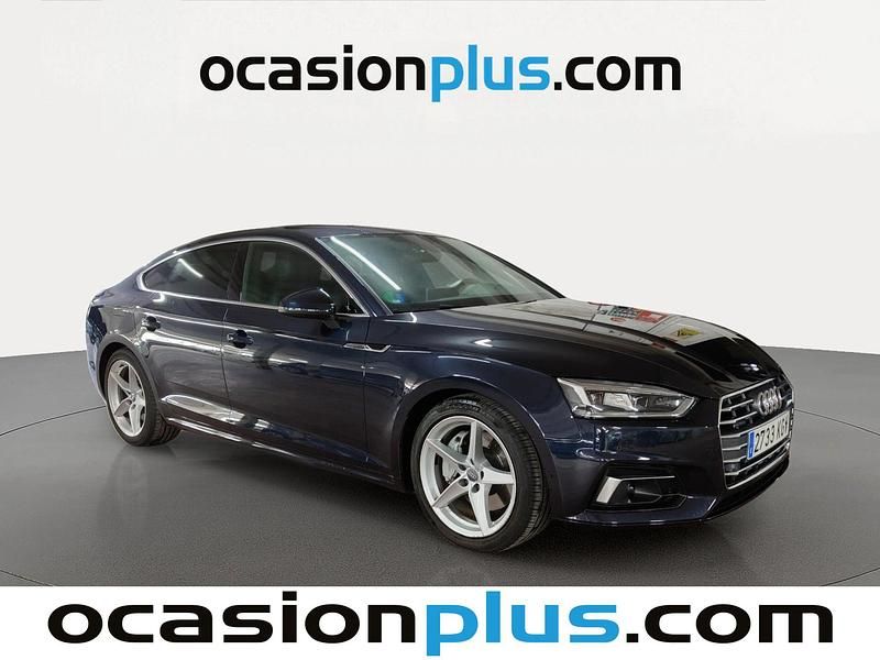Usado Audi A5 Sportback Sport 252 CV (185 kW) 2018 Azul Utilitario