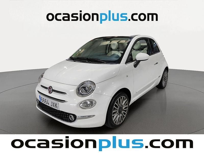 Usado Fiat 500C Lounge 69 CV (50 kW) 2017 Blanco Descapotable