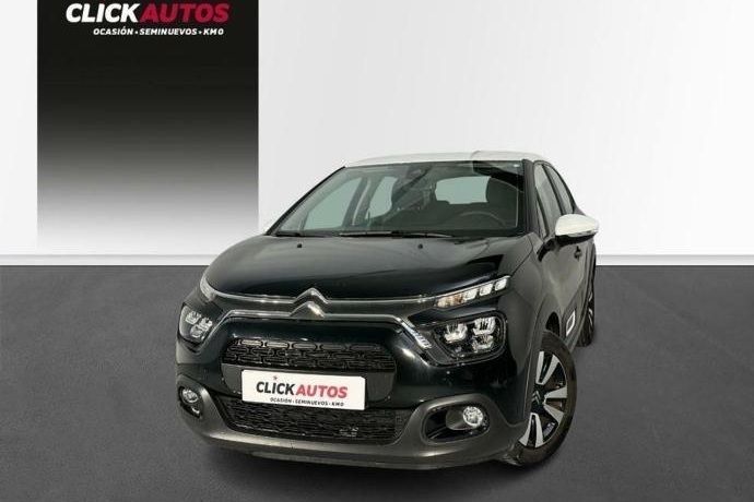 Negro Usado 2022 Citroën C3 Feel Utilitario | 13.600 € (Precio justo) - Imagen 1/4