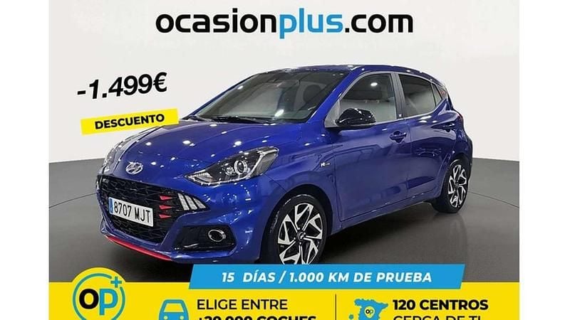 Usado Hyundai i10 N Line 84 CV (61 kW) 2023 Azul Utilitario