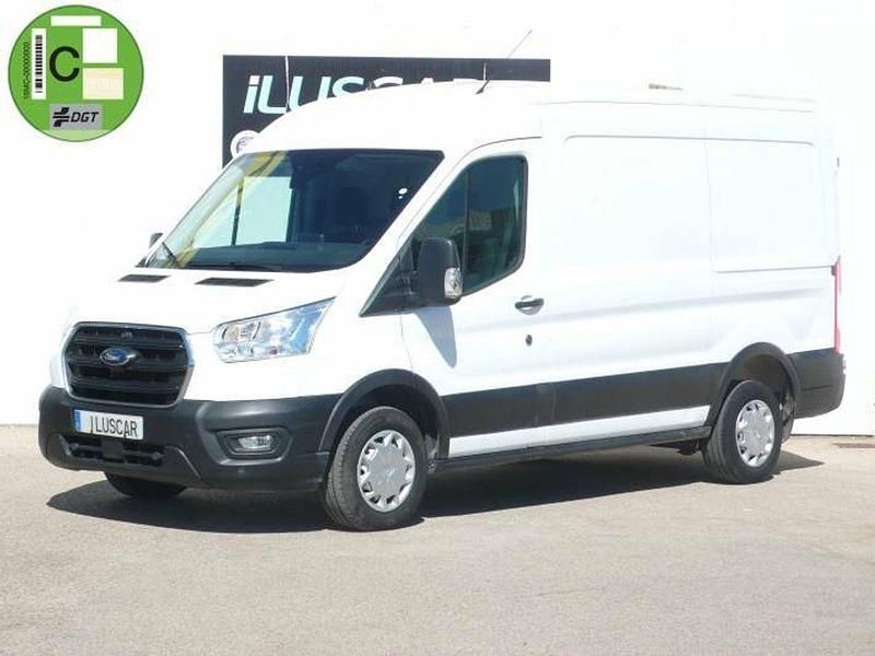 Blanco Usado 2021 Ford Transit Trend Van | 24.900 € (Caro) - Imagen 1/4