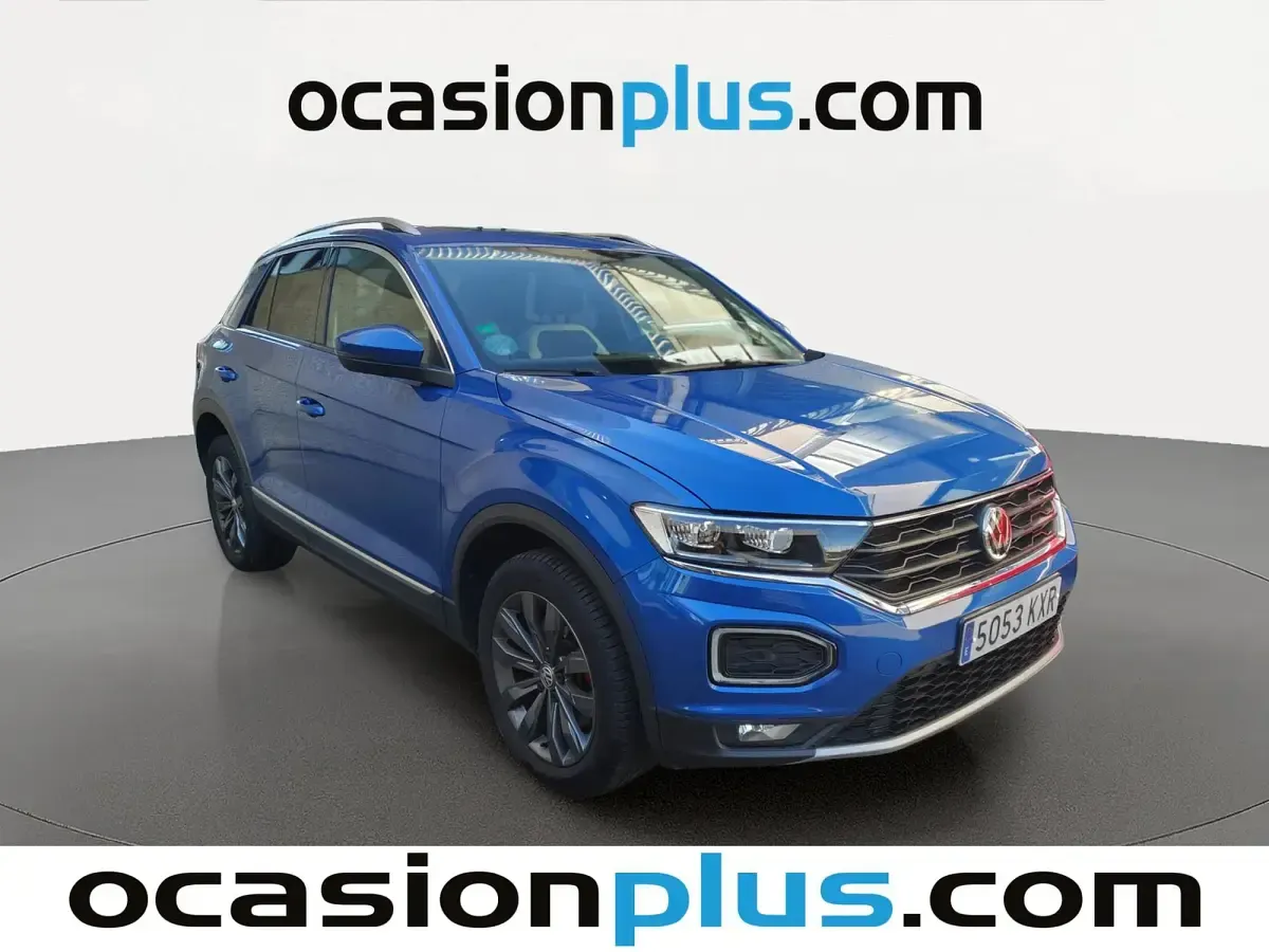 Usado VW T-Roc Sportline 150 CV (110 kW) 2019 Azul SUV