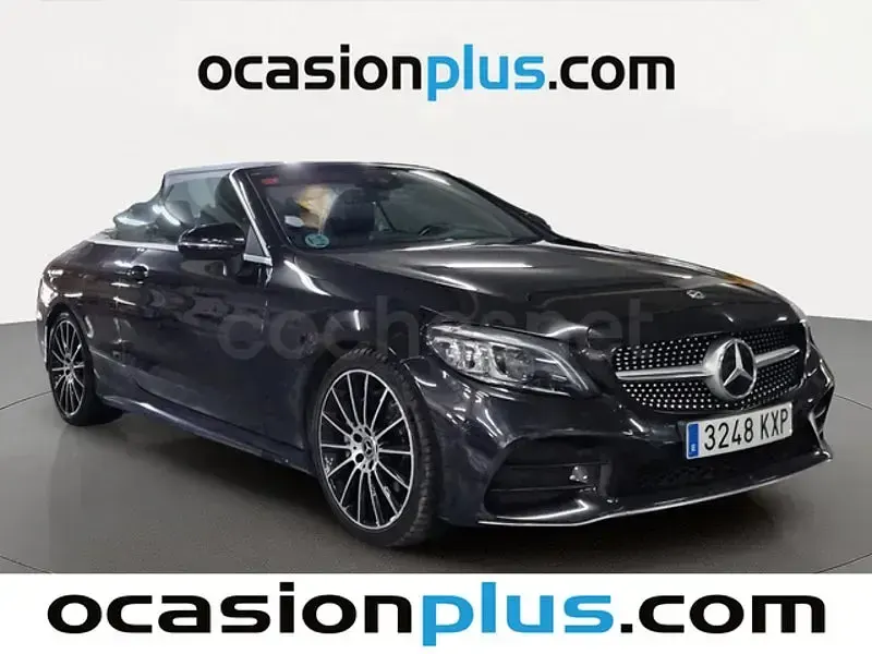 Usado Mercedes C220 194 CV (142 kW) 2019 Negro Descapotable