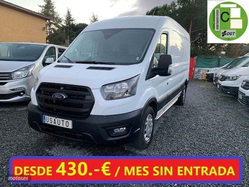Blanco Usado 2023 Ford Transit Trend Van | 27.500 € (Precio justo) - Imagen 1/4