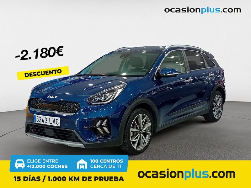 Azul Usado 2021 Kia Niro SUV | 23.400 € (Precio justo) - Imagen 1/4