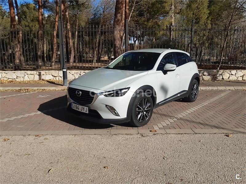 Usado Mazda CX-3 Luxury 105 HP (77 kW) 2017 Cinzento SUV