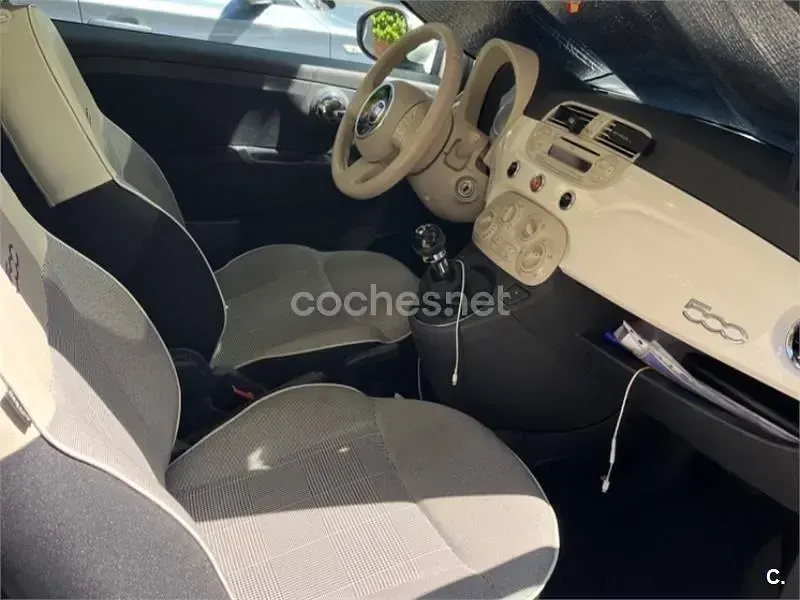 Usado Fiat 500 Lounge 69 CV (50 kW) 2015 Blanco Berlina