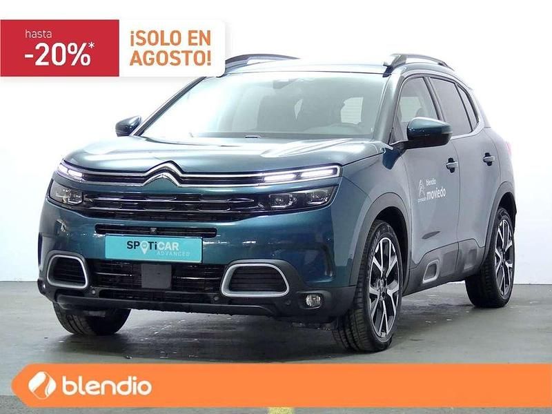 Azul Usado 2019 Citroën C5 Aircross Shine SUV | 27.819 € - Imagen 1/4