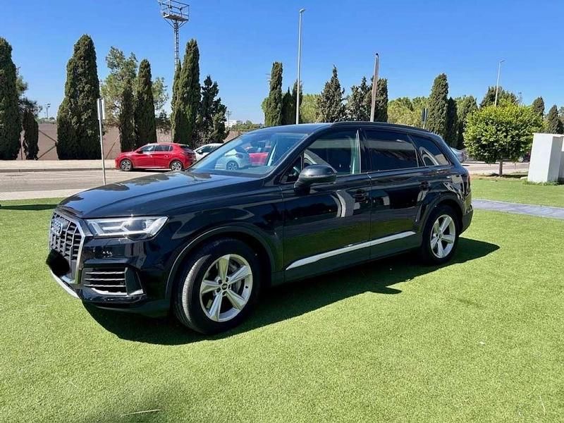 Negro Usado 2022 Audi Q7 Design SUV | 53.990 € (Un poco caro) - Imagen 1/4