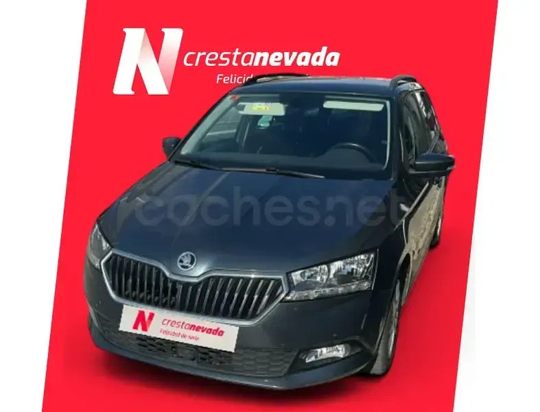 Usado Skoda Fabia Ambition 95 CV (69 kW) 2019 Gris / plata Utilitario