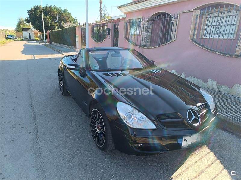 Usado Mercedes SLK200 163 CV (119 kW) 2004 Negro Descapotable