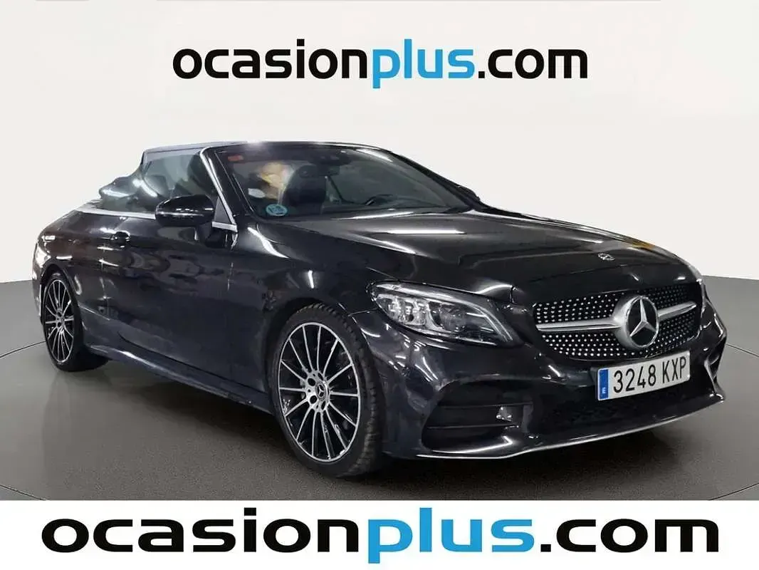 Usado Mercedes C220 194 CV (142 kW) 2019 Negro Descapotable