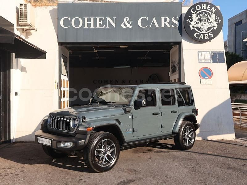 Gris / plata Usado 2024 Jeep Wrangler Sahara SUV | 74.900 € (Caro) - Imagen 1/4