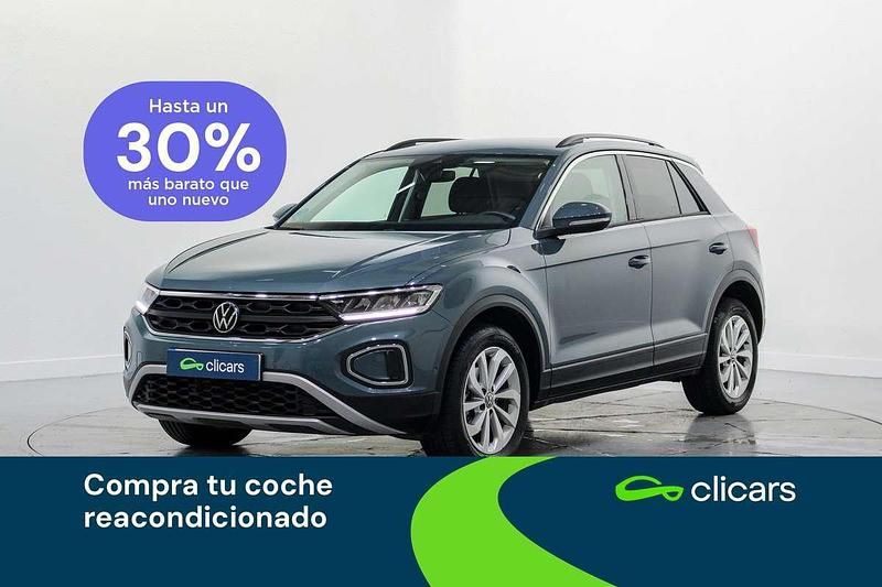 Verde Usado 2023 VW T-Roc Life SUV | 22.690 € (Buen precio) - Imagen 1/4