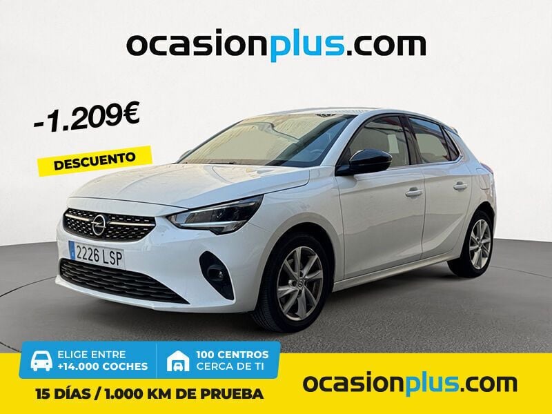 Blanco Usado 2021 Opel Corsa Elegance Berlina | 13.090 € (Precio justo) - Imagen 1/4
