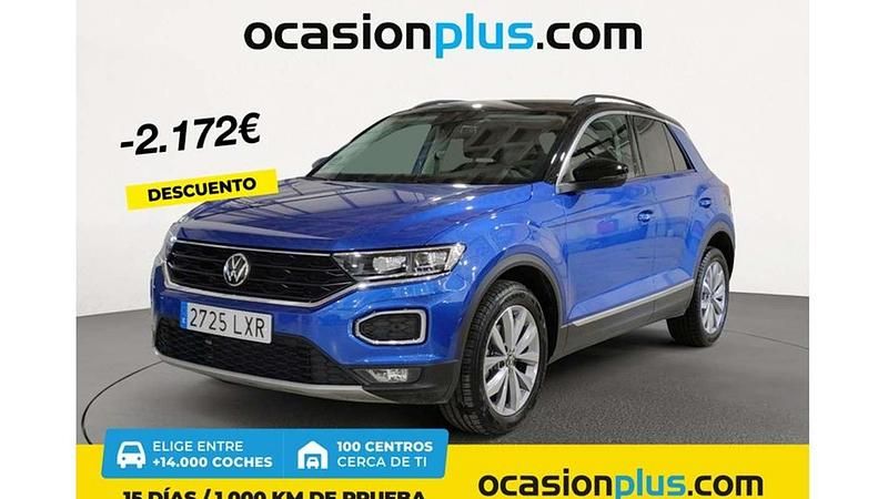 Azul Usado 2022 VW T-Roc Advance SUV | 20.728 € (Precio justo) - Imagen 1/1