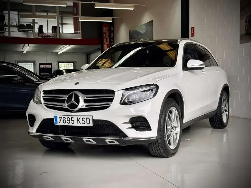 Usado Mercedes GLC250 211 CV (155 kW) 2019 Blanco SUV