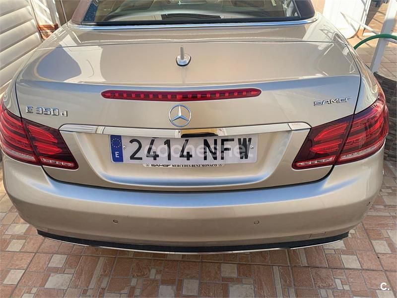 Usado Mercedes E350 258 CV (189 kW) 2016 Gris / plata Descapotable