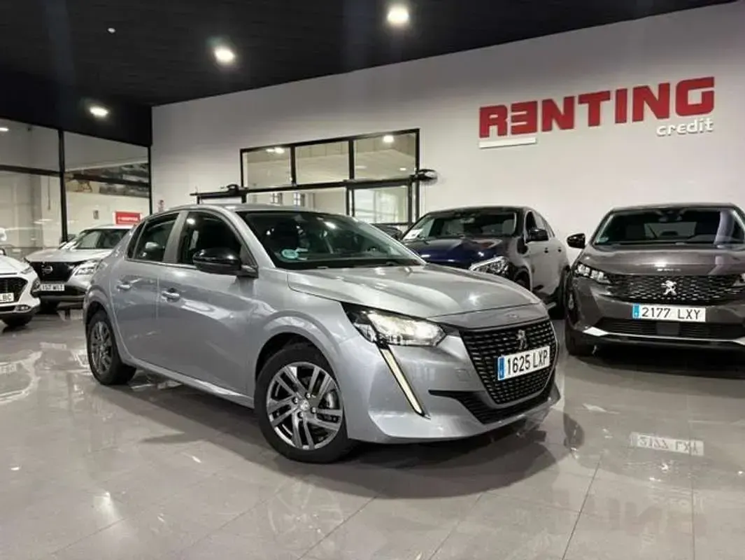 Usado Peugeot 208 Active 75 CV (55 kW) 2022 Gris Utilitario