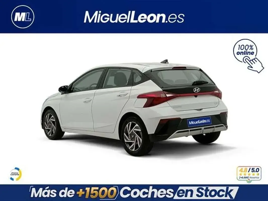 Usado Hyundai i20 101 CV (74 kW) 2024 Blanco Utilitario