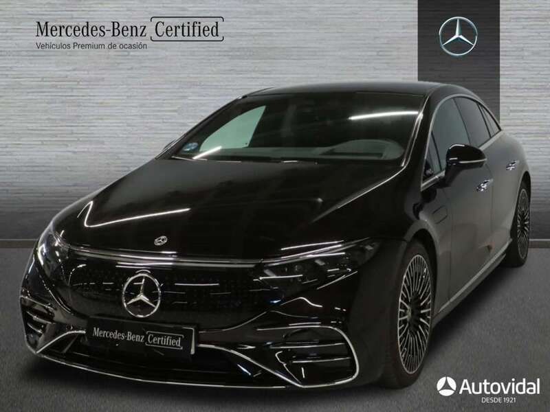 Negro Usado 2022 Mercedes EQS580 Berlina | 93.005 € (Un poco caro) - Imagen 1/4