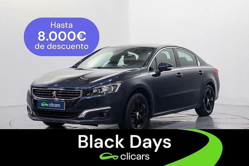 Azul Usado 2017 Peugeot 508 Active Berlina | 10.490 € (Buen precio) - Imagen 1/4