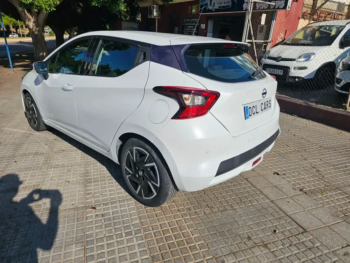 Usado Nissan Micra Acenta 92 CV (67 kW) 2021 Blanco Utilitario