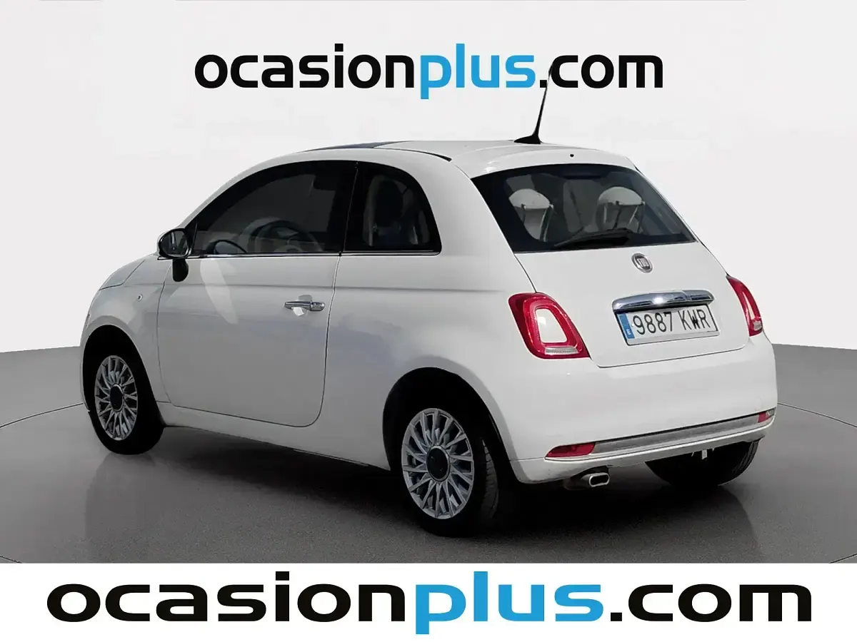 Usado Fiat 500 Lounge 69 CV (50 kW) 2019 Blanco Utilitario