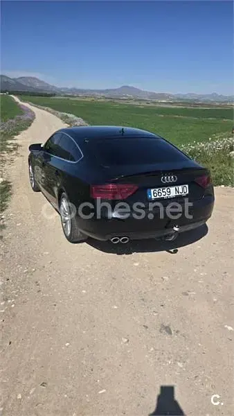 Usado Audi A5 Sportback Advanced 150 CV (110 kW) 2016 Negro Utilitario