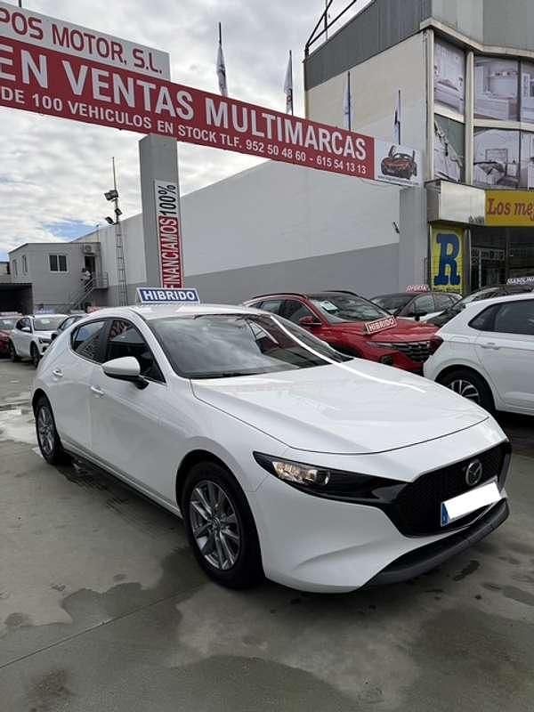 Usado Mazda 3 Prime-Line 140 CV (102 kW) 2024 Blanco Utilitario