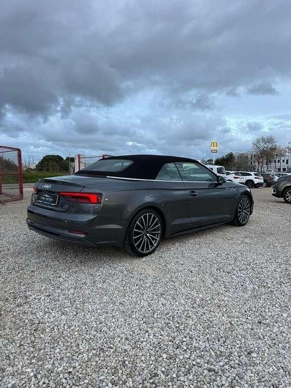 Usado Audi A5 Cabriolet S-Line 286 CV (210 kW) 2018 Gris Descapotable