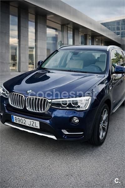 Azul Usado 2017 BMW X3 xLine SUV | 17.900 € (Buen precio) - Imagen 1/4