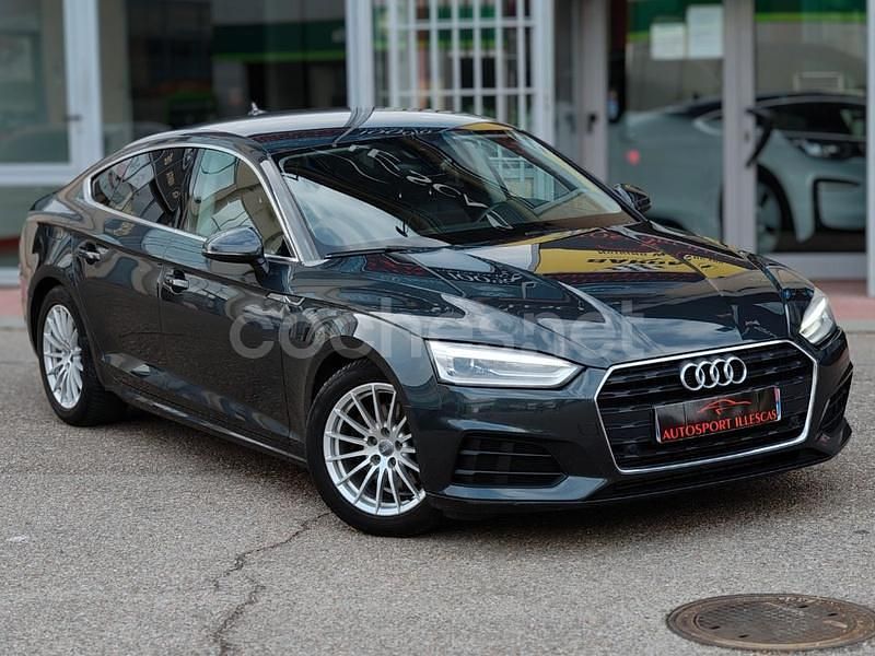 Gris / plata Usado 2017 Audi A5 Sportback Sport Utilitario | 18.900 € (Precio justo) - Imagen 1/4