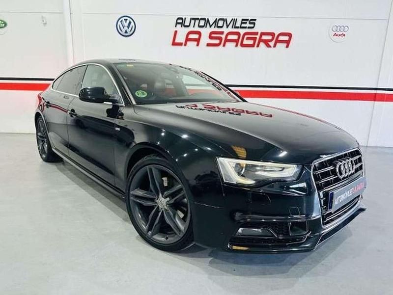 Usado Audi A5 S-Line 170 CV (125 kW) 2014 Negro Utilitario