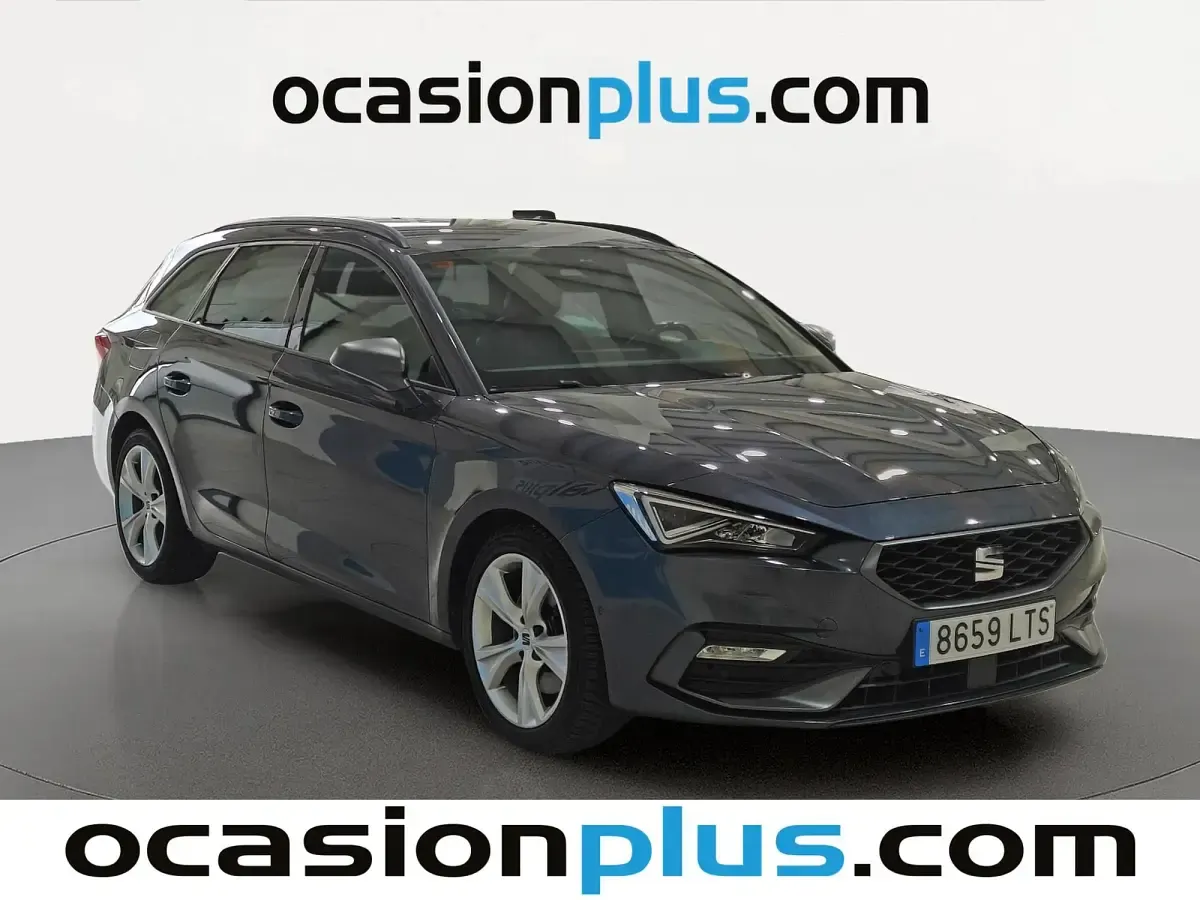 Usado Seat Leon FR 150 CV (110 kW) 2021 Gris Monovolumen