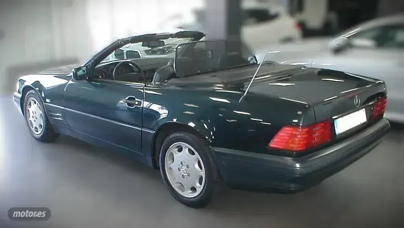 Usado Mercedes SL320 231 CV (169 kW) 1996 Negro Descapotable
