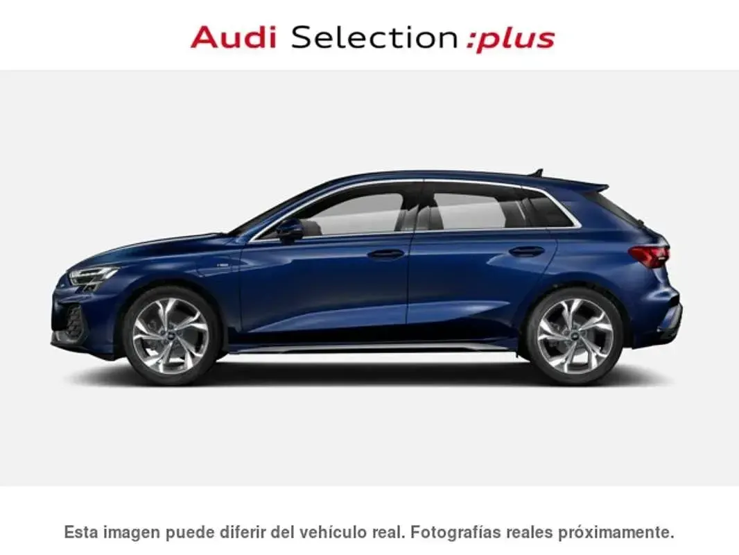 Usado Audi A3 Sportback e-tron S-Line 204 CV (150 kW) 2025 Azul Utilitario