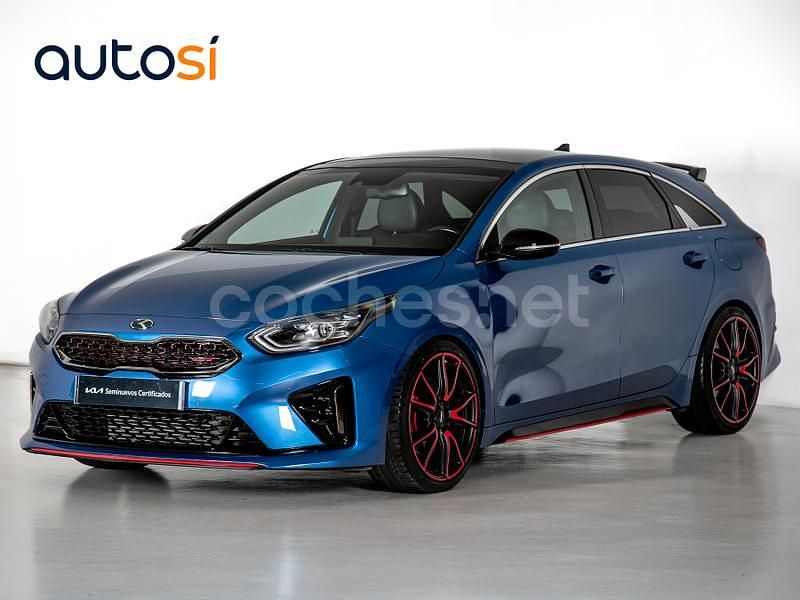 Azul Usado 2019 Kia ProCeed GT Familiar | 22.990 € (Precio justo) - Imagen 1/4
