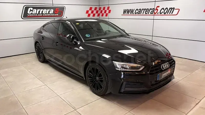 Usado Audi A5 Sportback 190 CV (139 kW) 2019 Gris / plata Utilitario