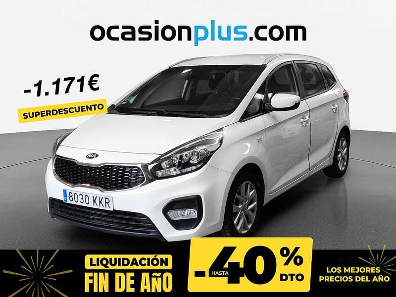 Blanco Usado 2018 Kia Carens Monovolumen | 12.890 € (Precio justo) - Imagen 1/4